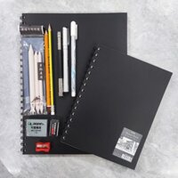 (TẶNG GÔM ĐẤT SÉT) COMBO 9 MÓN VẼ PHÁC THẢO, VẼ KÝ HỌA, CHÂN DUNG, TRUYỀN THẦN. SỔ VẼ KLONG A5+ A4+