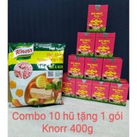(TẶNG HẠT NÊM 400G) Combo 10 hũ yến sào trẻ em bignest 700ml 15% tổ yến