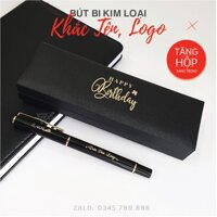 [Tặng Hộp] Bút Ký Kim Loại Khắc Tên 002 - Miễn Phí Khắc Tên, Chữ, Logo theo yêu cầu - Quà sinh nhật, quà tặng thầy cô,..