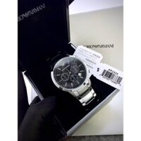 [Tặng Hộp] ĐỒNG HỒ NAM ARMANI EXCHANGE BLACK dây thép- 43mm- máy quazt- chống nước - BẢO HÀNH 24 THÁNGGG