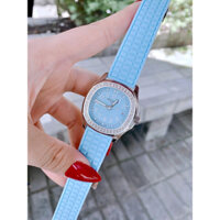 [Tặng Hộp] Đồng hồ nữ PATEK PHILIPPE NAUTILNUS ICE BLUE KT- dây cao su thiên nhiên- 35mm -chống nước- Bảo Hành 24 Thán