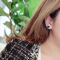 [Tặng Hộp Đựng Cao Cấp]Bông tai Hàn Quốc tam giác cá tính
