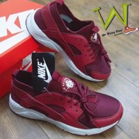 [TẶNG HỘP - FREE SHIP] GIÀY THỂ THAO NAM NỮ NIKE HUARACHE ĐỎ ĐÔ 36-43