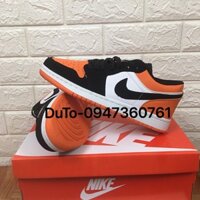 [TẶNG HỘP] Giày jordan 1 CAM thấp cổ : " : P:{ =