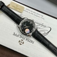 [Tặng Hộp Hãng] - đồng hồ nam Patek Phillipe Calatrava 5227G 39mm máy Cal 324s thuỵ sĩ, đáy mở - dây da cá sấu