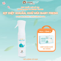 (Tặng hộp khăn khô đa năng) Xịt diệt khuẩn, khử mùi Baby Fresh an toàn cho bé 300ml - JOONA BABY VN