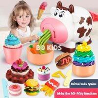 [TẶNG HỘP MÀU + DỤNG CỤ] Đồ chơi Đất Nặn DIY Chú Bò Sữa tạo hình độc đáo cho bé yêu