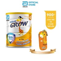 [Tặng hộp màu] Sữa bột Grow 4 900g