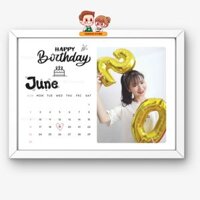 [TẶNG HỘP QUÀ] Khung Ảnh Để Bàn Happy Birthday - Khung Chúc mừng Sinh nhật Thiết Kế theo yêu cầu