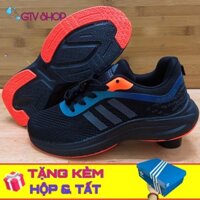 [Tặng hộp và 1 đôi tất] Giày thể thao sneakers nam 𝐀𝐝𝐢𝐝𝐚𝐬 đen cam, size 40-44. .