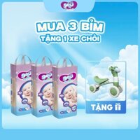 [Tặng Kèm 1 Xe Chòi] Combo 3 Bỉm Tã Quần Gou Kids Dry Premium Nhật Bản Size XL - 32 Miếng/Bịch