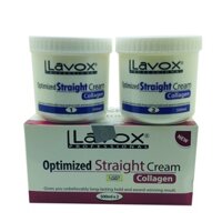 (Tặng kèm bao tay và cọ nhuộm)Thuốc duỗi tóc Lavox tím 500ml x 2 duỗi nhanh mạnh không mùi