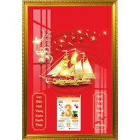 [TẶNG KÈM BLOC ĐẠI 2025] - LỊCH TẾT 2025 - BÌA LỊCH GỖ TRÁNG GƯƠNG CAO CẤP 45X65 - BÌA KHUNG NHỰA- TRANH LỊCH