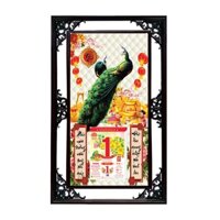 [TẶNG KÈM BLOC ĐẠI 2025] - LỊCH TẾT 2025 - BÌA LỊCH GỖ TRÁNG GƯƠNG CAO CẤP 52x83CM - BÌA KHUNG NHỰA- TRANH LỊCH