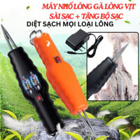 [Tặng kèm bộ sạc] Máy Nhổ Lông Gà Lông Vịt Không Dây Cầm Tay- Máy Vặt Lông Vịt Lông Gà Lông Măng - Máy Làm Lông Gà Vịt
