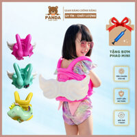 [TẶNG KÈM BƠM PHAO MINI] Áo Phao Bơi Cho Bé Có Khóa An Toàn Cho Trẻ 2-10 Tuổi Tập Bơi Mẫu Mới Nhất 2023