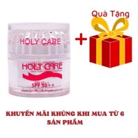 [Tặng kèm bông phấn]Kem dưỡng trắng da Holy Care ngọc trai rong biển 15g (nhỏ)