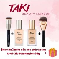 [Tặng Kèm Cọ] Kem Nền Clio Kill Cover Glow + New Matte Foundation 38g (2- 3.5)