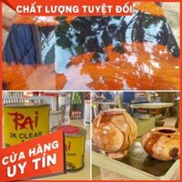 (Tặng kèm cọ) Sơn Bóng 2K RAI ( 2 thành phần )