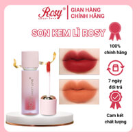[Tặng Kèm Cọ] Son Kem Lì Rosy Sweet Love Mềm Mịn Không Trôi, Không Chì, Dưỡng Môi, Chính Hãng