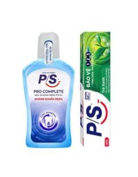[TẶNG KEM ĐÁNH RĂNG 80G] Nước Súc Miệng P/S Kháng Khuẩn Pro Complete – Chai 300ml – 68475303