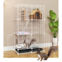 {Tặng Kèm Dây Rút} Combo Chuồng Sóc , Chuồng Chim, Chuồng Bọ bằng lưới sắt lắp ghép đa dạng .