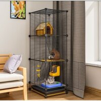 {Tặng Kèm Dây Rút} Combo Chuồng Bọ , Chuồng Chim, Chuồng Sóc lắp ghép cao 117cm .