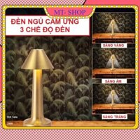 (TẶNG KÈM DÂY SẠC) Đèn ngủ cảm ứng phong cách cổ điển, đèn ngủ tích điện 3 chế độ, đèn bàn trang trí sang chảnh
