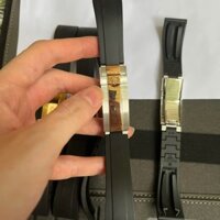 (TẶNG KÈM ĐỒ THAY DÂY) Dây đồng hồ Rolex Daytona Submariner Cao su 20mm 21mm cao cấp - Dây Đeo Đồng Hồ Cao Su Đầu Bằng