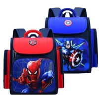 TẶNG KÈM ĐỒNG HỒ Balo Chống Gù Dáng Hộp, Balo Cho Học Sinh Tiểu Học Có Phát Quang Bảo Vệ Cao Cấp