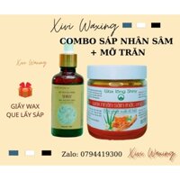[TẶNG KÈM DỤNG CỤ WAX] Combo Triệt Lông Sáp Wax + Mỡ Trăn Shiny Handmade Chính Hãng