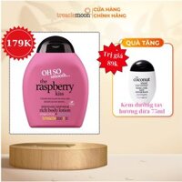 Tặng kem dưỡng tay dừa  Sữa dưỡng thể dưỡng da Treaclemoon hương mâm xôi 250ml