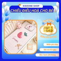 TẶNG KÈM GỐI | Chiếu điều hòa, đệm điều hòa chống nóng cho bé in hình 5D Chiếu điều hoa cao su nonLatex 5D