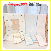 (TẶNG KÈM GỐI) Chiếu điều hòa thoáng mát cho bé, chiếu điều hòa cao su non Kiluta (60*120cm)