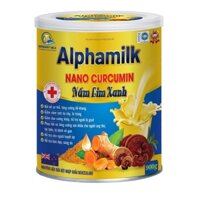 [Tặng kèm hộp 150g]900G Sữa bột Alphamilk Nano Curcumin Nấm Lim Xanh