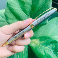 [Tặng kèm hộp] Bút xoay kim loại khắc tên, logo theo yêu cầu