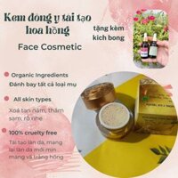 (Tặng kèm kich bong) Kem đen 68 vị hoa hồng tái tạo da đánh bay mụn bọc, mụn mủ lâu năm bong nhanh hiệu quả