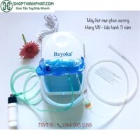 [Tặng kèm lọc mụn] Máy hút mụn phun sương Bayoka – máy hút mụn như spa – máy hút mụn cao cấp – hút mụn cám, mụn đầu đen