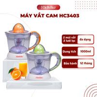 [Tặng kèm lưới lọc + múi vắt] Máy vắt cam Hichiko HC - 3403, 2 chế độ vắt, dung tích 1000ml