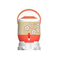 [Tặng kèm ly] Bình giữ nhiệt có vòi rót, chân đế, quai xách tiện lợi, dung tích  8-10L nhựa Tý Liên (được chọn màu)