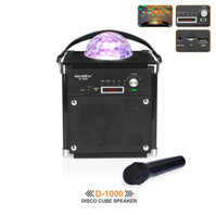 (TẶNG KÈM MICRO KHÔNG DÂY) - Loa Bluetooth Karaoke Speaker System Soundmax D1000 Loa Du Lịch Loa Karaoke Loa Chống Nước Loa Kéo Loa Thùng Thiết Kế Độc Đáo Trang Bị Cụm Đèn Với Màu Sắc Nổi Bật - Phụ kiện dương hiền