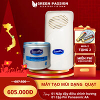 [Tặng kèm Nắp đậy] Máy tạo mùi dạng cánh quạt ScentPur + Hộp nước hoa Ecoscent 75g + TẶNG Cặp Pin Panasonic AA