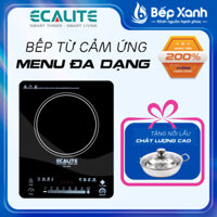 [Tặng kèm nồi lẩu] Bếp Từ Đơn Ecalite ES-L1001 - Công Suất 2000W, nấu nhanh, Menu chuyên dụng