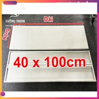 {Tặng kèm ốc} MÂM SẮT,dài 100cm x rộng 40cm - Lắp ráp kệ sắt v lỗ, màu Trắng, Đen, Xám