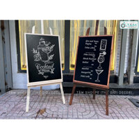 [tặng kèm phấn, mút lau] COMBO Bảng đen viết phấn và giá đỡ_TTTM