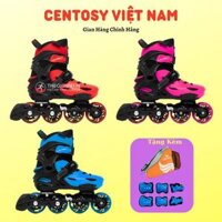 [Tặng Kèm Phụ Kiện] Giày Trượt Patin Centosy Kid Pro 2, Giày Patanh Cao Cấp, Trượt Êm, An Toàn Cho Bé
