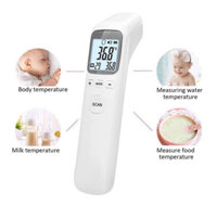 tặng kèm pin nhiệt kế hồng ngoại (nhiệt độ bắn trán điện tử) đo nhiệt độ cơ thể, nước tắm, pha sữa