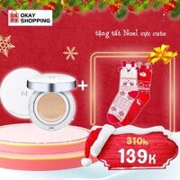 (TẶNG KÈM TẤT GIÁNG SINH CỰC CUTE) Phấn nước che khuyết điểm kiềm dầu Missha M Magic Cushion SPF 50+ PA+++ 15g