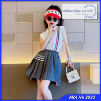 [TẶNG KÈM TẤT TRẮNG CAO CỔ] Bộ váy thể thao mùa hè cho bé gái năng động - Những Bông Hoa Nhỏ