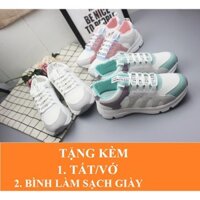 [TẶNG KÈM TẤT/VỚ VÀ BÌNH LÀM SẠCH GIÀY] Giày nữ đế cao su đúc siêu bền, không dùng keo dán, giày thể thao nữ